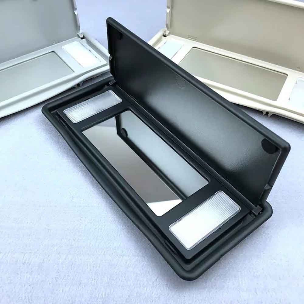 For Land Rover Car Interior Vanity Mirror For Land Rover Discovery 4 Range Rover Sport LR063682 Sun Visor Light: black