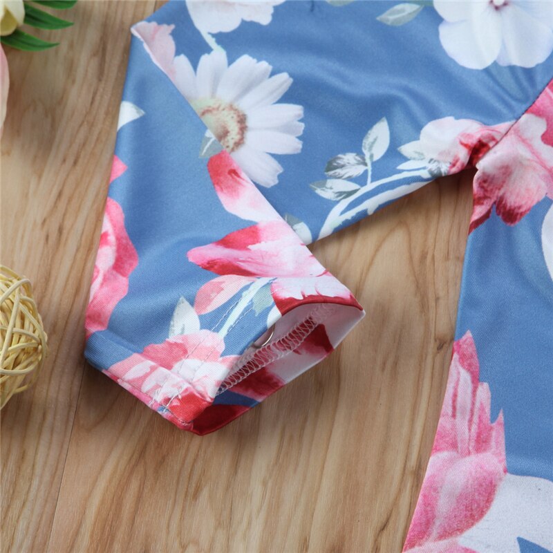 Pudcoco Baby jungen Mädchen Blumen- hosen bebe freundlicher jungen mädchen blume lässig Kleidung BöHöhle Gamaschen Hosen Hosen + Stirnband