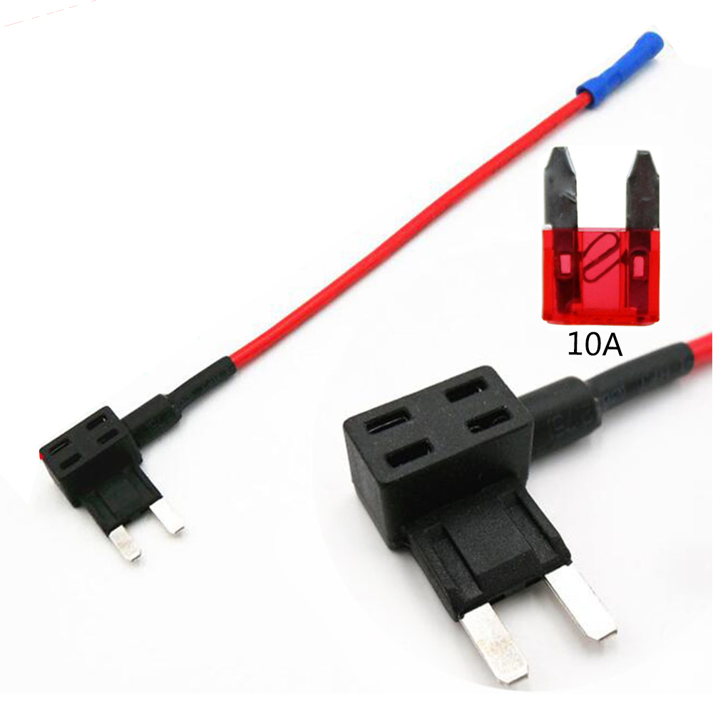 5PCS A Circuit Small Size Car Fuse Holder Lossless Circuit Electric Appliance Piggy Back Fuses Tap,10A MINI fuse optional