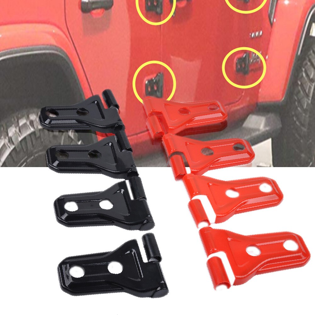 2x Tür-Check-Gurte Für Jeep Wrangler CJ/YJ/TJ/JK (1997–2018) – Nylon, 17,3 Cm, Schwarz