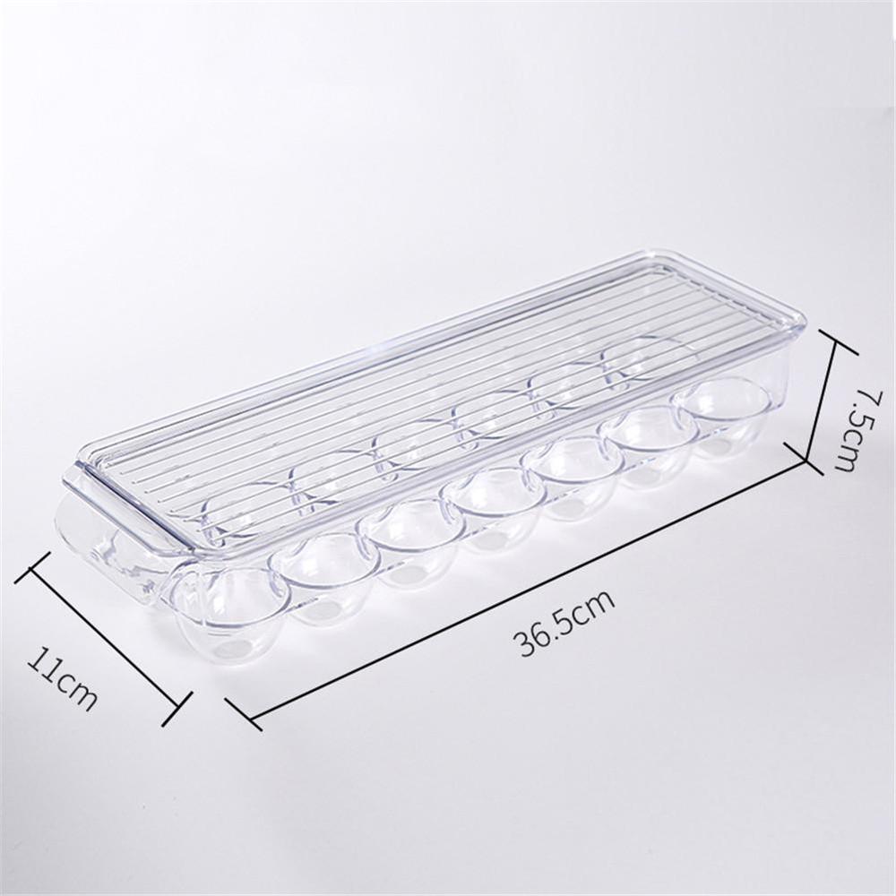 Refrigerator Food Storage Container Box Plastic Fresh Egg Fruit Vegetable Organizer Bins for Kitchen Cabinets Freezer: 11
