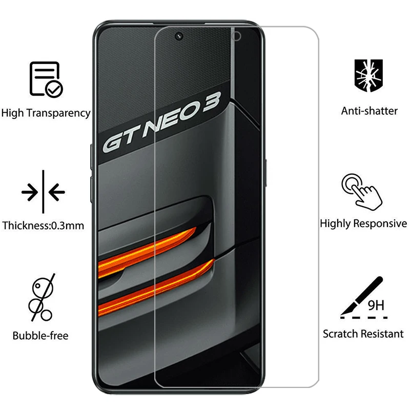 tempered glass for realme gt neo3 protective glass screen protector on realmi g t neo 3 150w film reame relme ralme real me mi