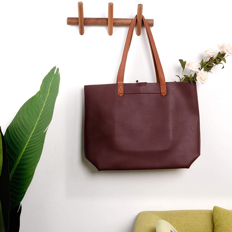 Houten Kapstok Muur Gemonteerde Rek Met Haken Hoed Rack Handdoek Hanger Houten Muur Haken Hanger Met Pinnen Entryway slaapkamer Bathroo