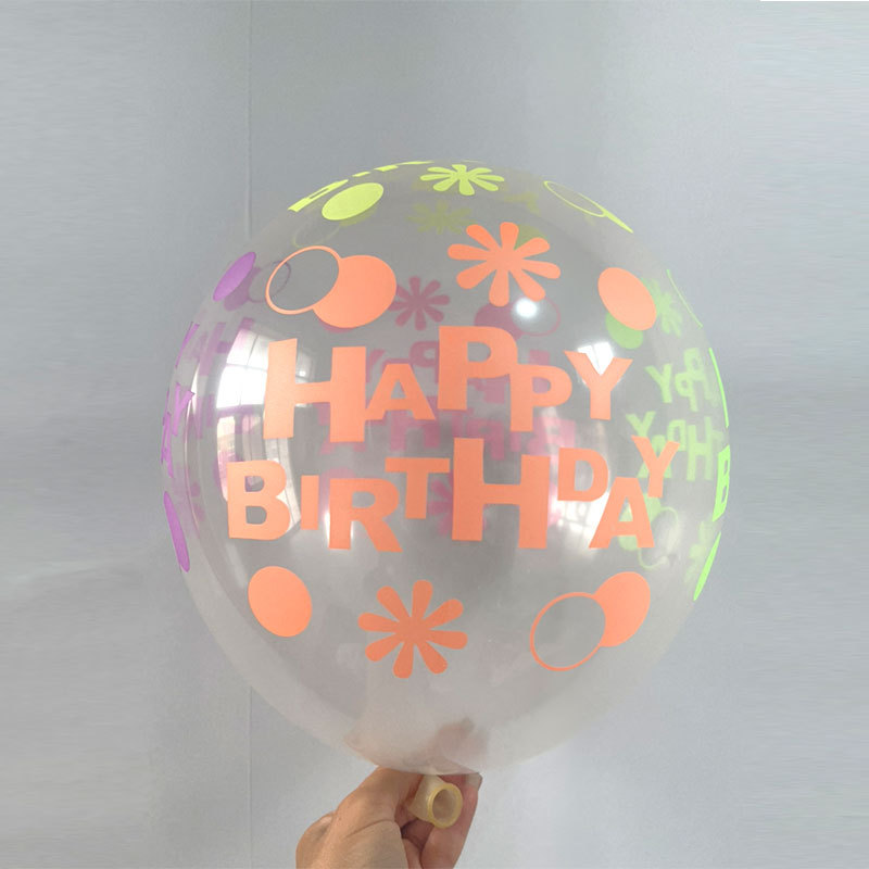 10 Uds. Globos fluorescentes de látex, globos luminosos de amor brillantes para decoraciones de de cumpleaños de boda, globos de cumpleaños