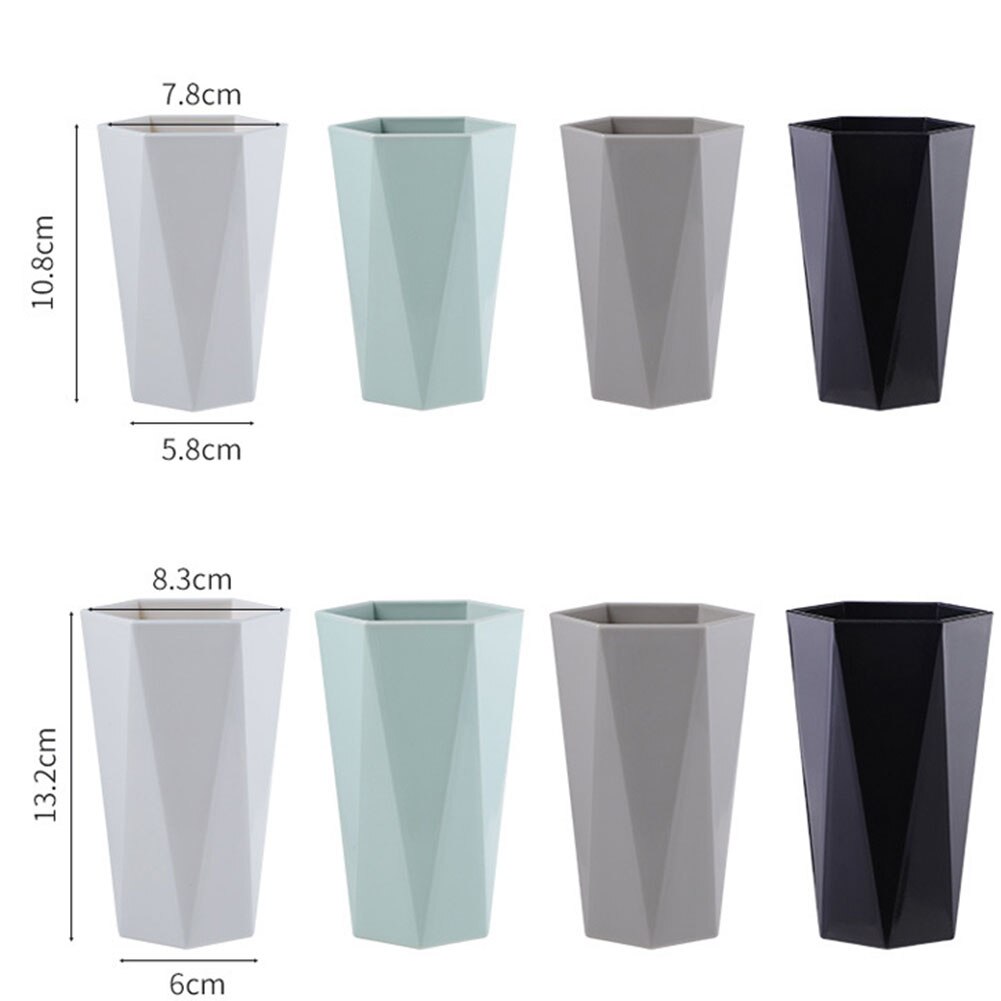 1pc ronde bekers voor tandenborstels in de badkamer, eenvoudige, effen beker, veilige beker voor tandenborstels
