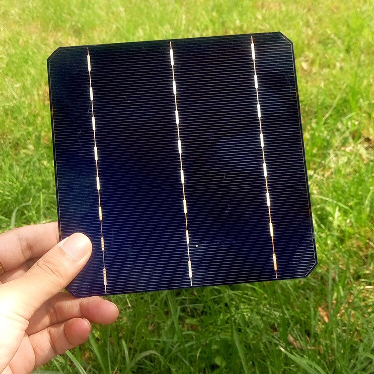 solar panel.solar cell panel for DIY solar charger Soalr Cells 3 Bars& DIY 4 w 0.5V Solar Panel 156*156*0.2MM Monocrystalline