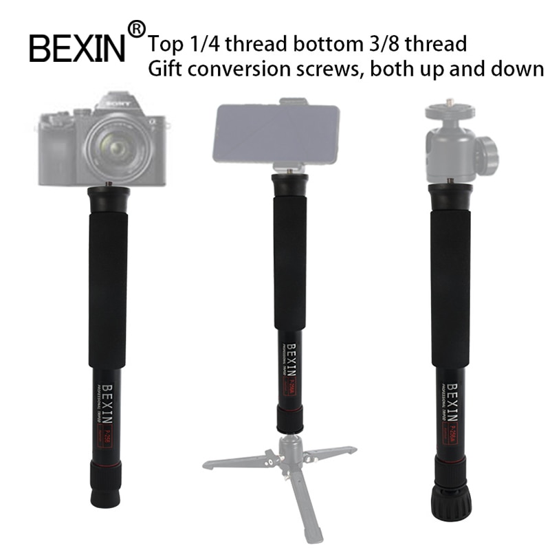 BEXIN Extendable lightweight portable mini monopod adjustable Photography unipod dslr video Camera Monopod holder bracket