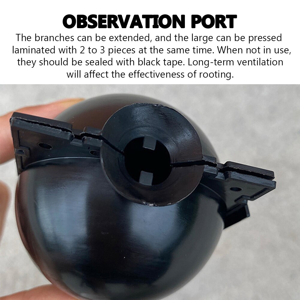 5Pcs Plant Rooting Box Plant Rooting Growing Box Case Plastic Flower Growing Container Plant Rooting Equipment Nursery Box