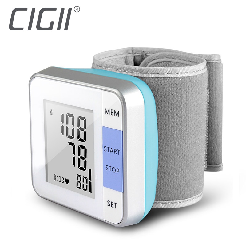 Cigii 1 stk hjerteslagstest pulsmåler smart digital display armbånd helbredende pleje håndled blodtryksmåler