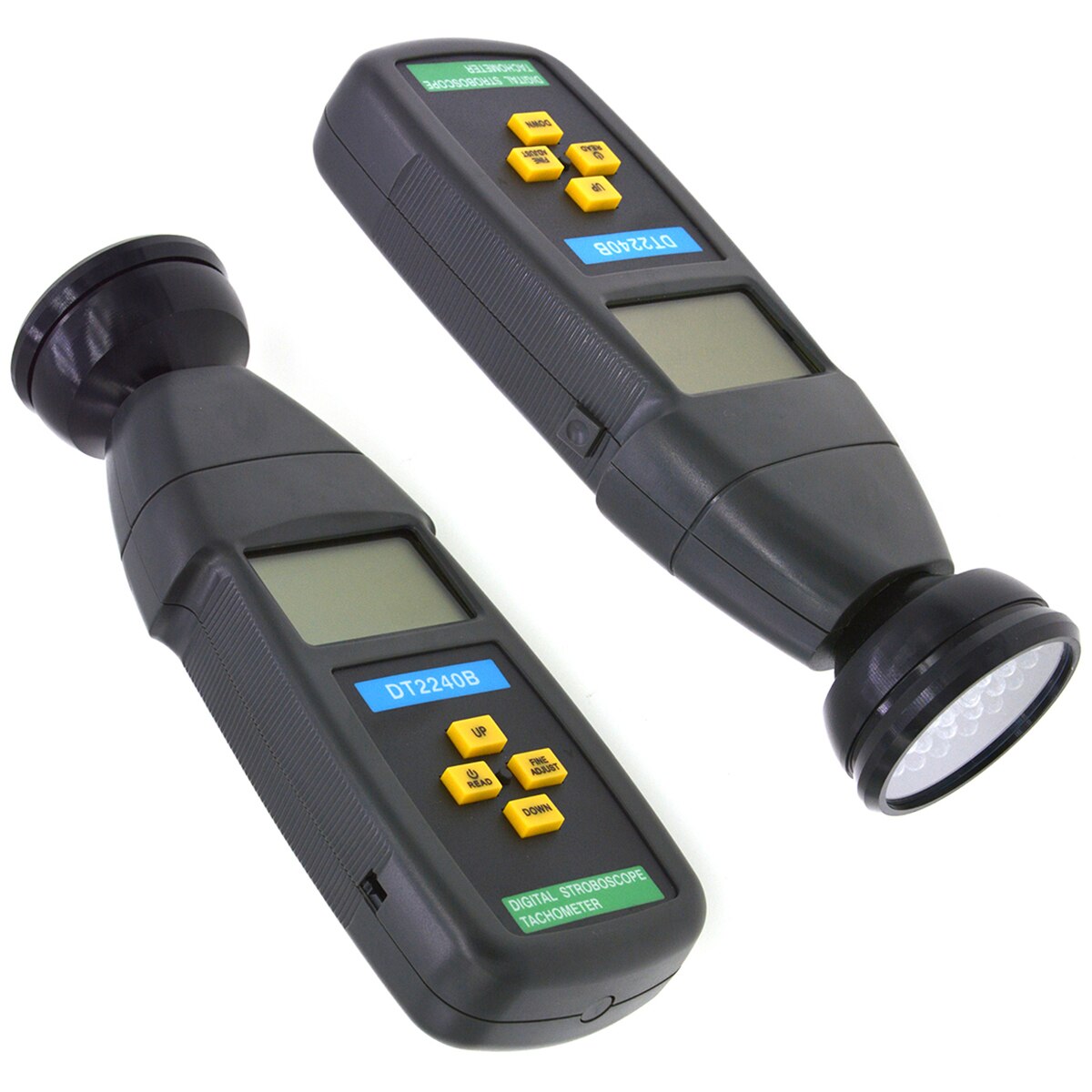 DT2240B Digital Handheld Non-Contact Stroboscope Tachometer Tester 60~40000RPM Revolution Meter Speedometer Tester