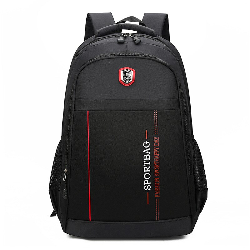 Lightweight children school bags for teen boys girls backpack multifunctional schoolbag casual business backpacks Laptop bag: red