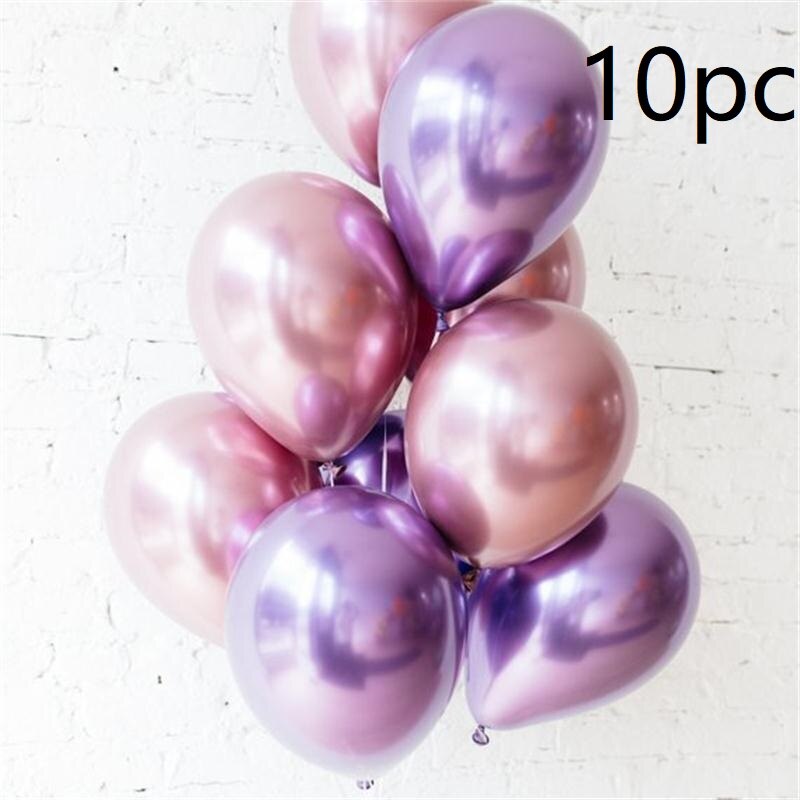 Supports de ballons cylindriques, 7 Tubes, décoration de fête prénatale, pour anniversaire, 7 Tubes: metal rosered purple