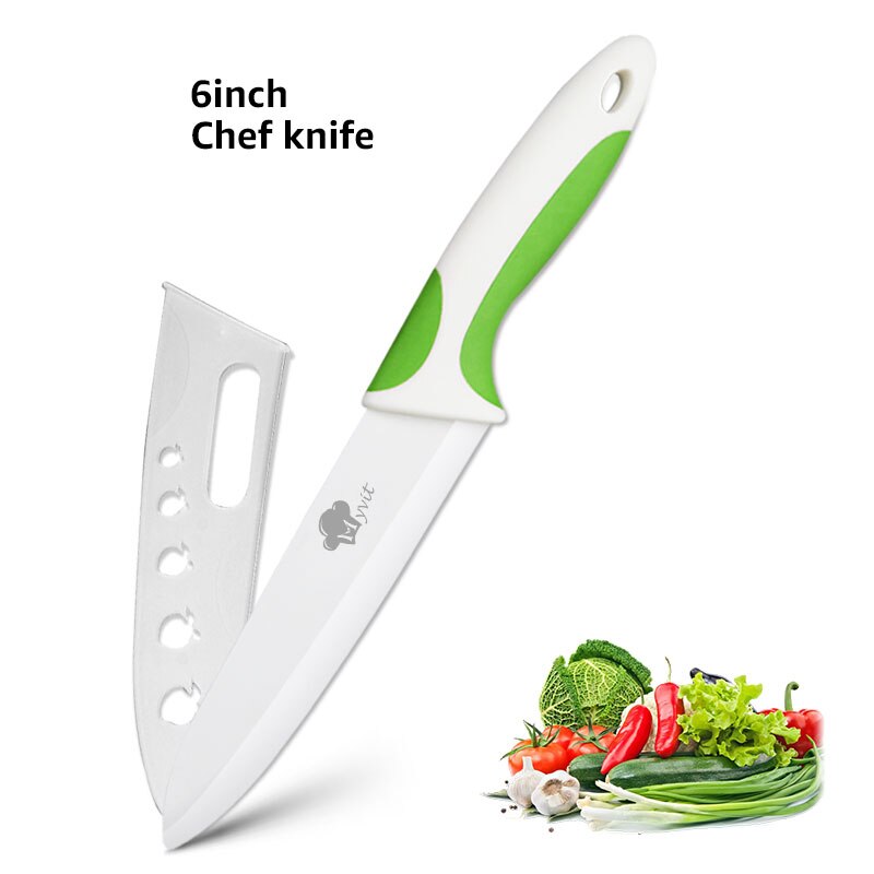Keramik Messer 6 5 4 3 zoll Chef Fleisch Zoll-dienstprogramm Slicing Schäl Messer Weiß Klinge Bunte Anti-slip Griff küche Kochen Werkzeuge
