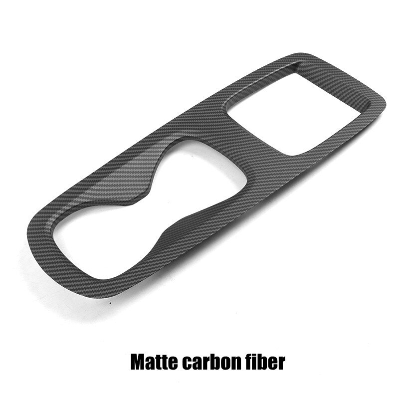 Car Center Console Carbon Fiber Trim Panel Fit Super Duty