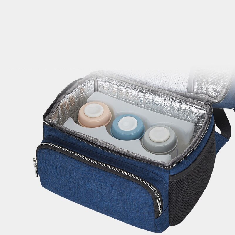 Bolsa térmica aislante para biberones de leche materna para bebés, mochila térmica para biberones, almacenamiento de alimentos para bebés