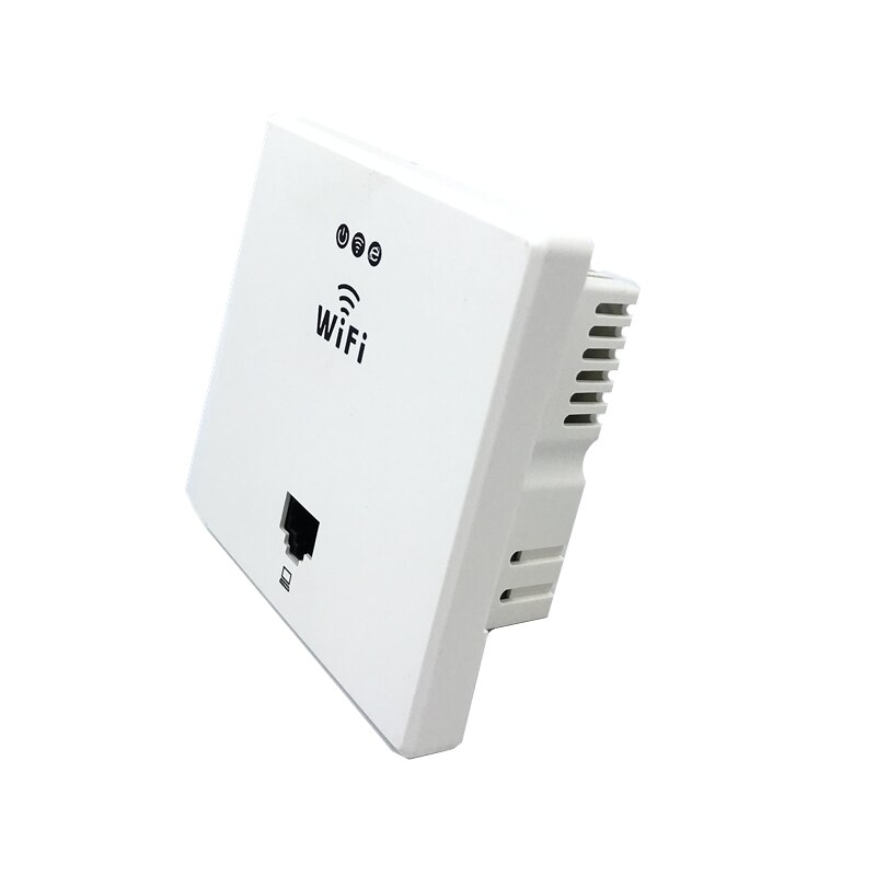 ANDDEAR White Wireless WiFi in Wall AP Hotel Rooms Wi-Fi Cover Mini Wall-mount AP Router Access Point
