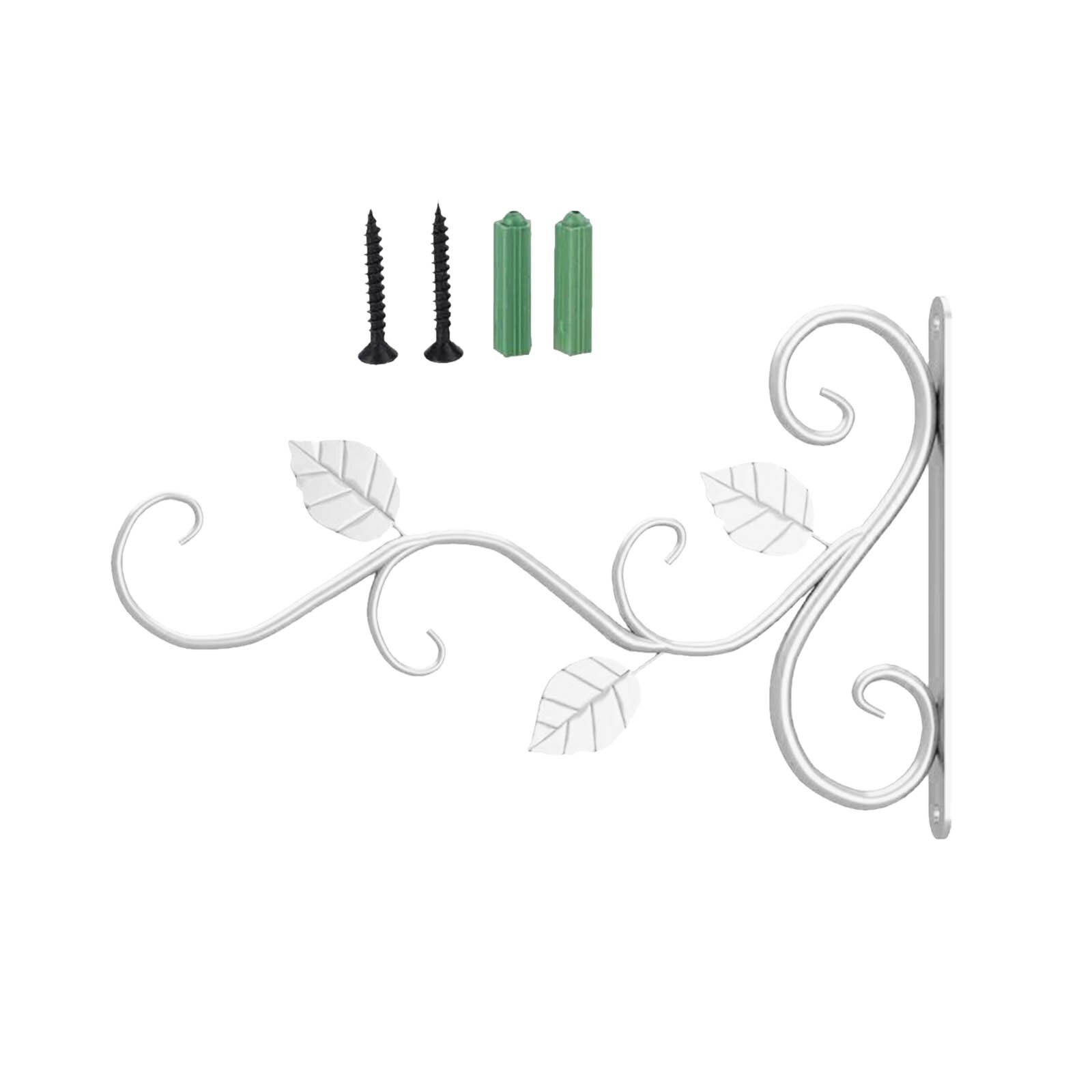 1PCS Hanging Plants Bracket Wall Hanging Flower Pot Support Bracket Hook Iron Hanger Plants Holder Balcony Home Decoration