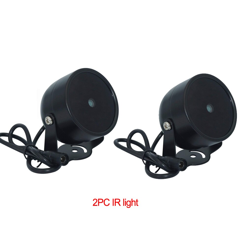 4IR LED High Power Light Infrared Illuminator IR Night Vision For CCTV Security Cameras Fill Lighting Metal Gray Dome Waterproof: Led4-B-2pc