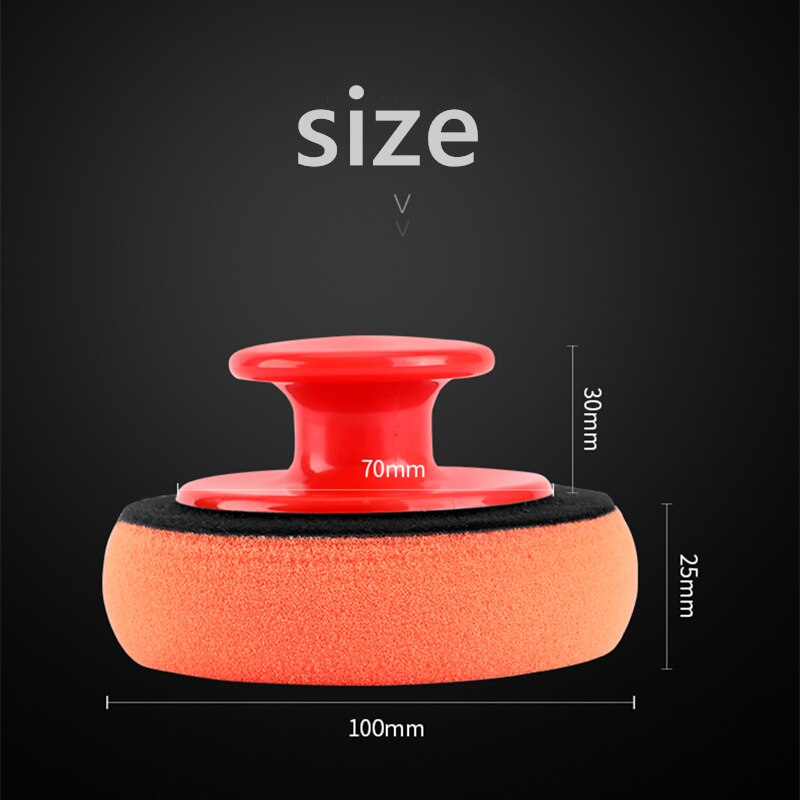 Car Wash Polishing Pad Car Wax Applicator Pad Auto Polisher Waxing Sponge Kit Car Interior Exterior Cleaning Accessories Tool