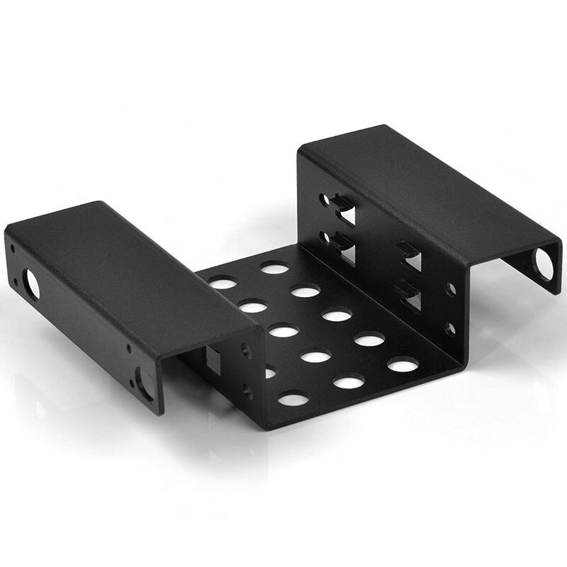 En-Labs Aluminium 2 Bay 2.5 "SATA HDD SSD dock naar 5.25 beugel montage Kit 2.5 5.25 harde schijf bracket adapter converter