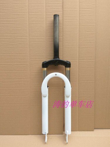 Toothless disc brake shoulder control locking shock absorber front fork spring shock absorber fork for mountain bike: 7