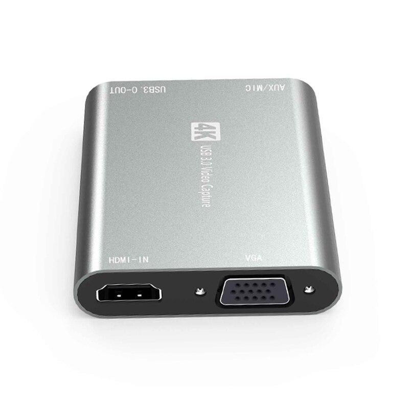 AU42 -4K Hdmi Recording Box Usb3.0 Hd Video CaptUre Card SUpports Hdmi Loop OUtpUt, the MaximUm ResolUtion Is 4K @ 60Hz