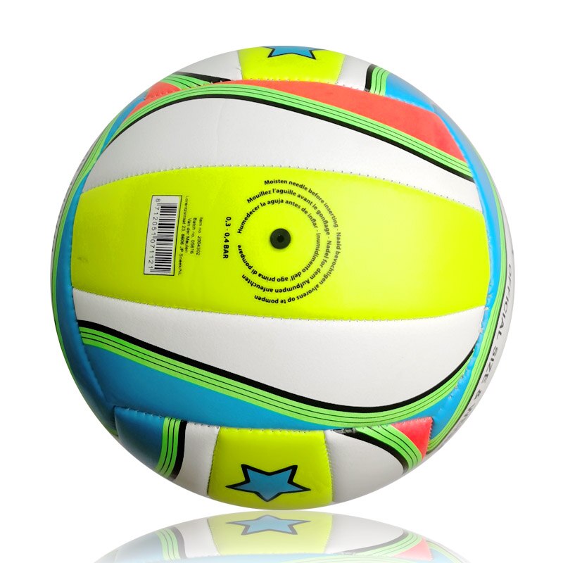 Rohde volleyball-trainingsball für athleten, pvc, 2.0mm stück, standardgröße, 5 stück, maschinell genäht