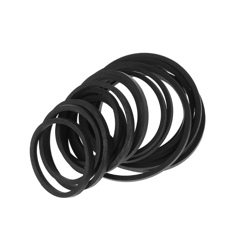 10 Pcs Drive Flat Belts Rubber DVD Cassette Tape Recorder Turntable Strap Belt Cassette Tape Replacement Square 1.2mm