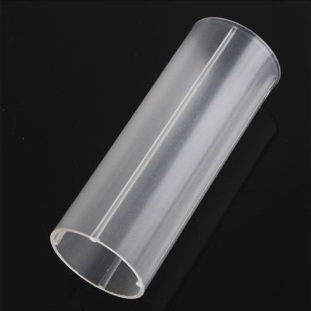 2 In 1 Plastic 18650 Battery Tube White Casing Sheath Tube AAA Battery Storage Boxes Holder organizer for Flashlight Torch Lamp