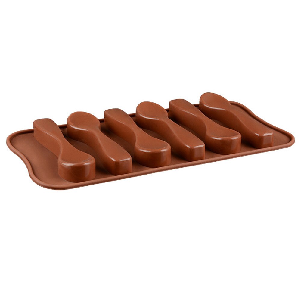 Siliconen Chocolade Bakvorm Lepel Vorm Mal Chocolade Biscuit Candy Jelly Diy Mold Bakvorm #40