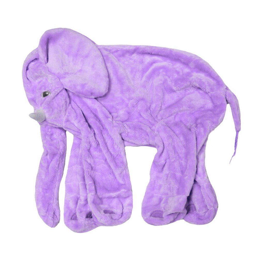 30/40/60CM 6 Colors Elephant Skin Plush Soft Toy DIY Pillow Baby Kids baby Pillows No Filling Elephant Pillow Cover Sleeping Bag: 30cm / Purple