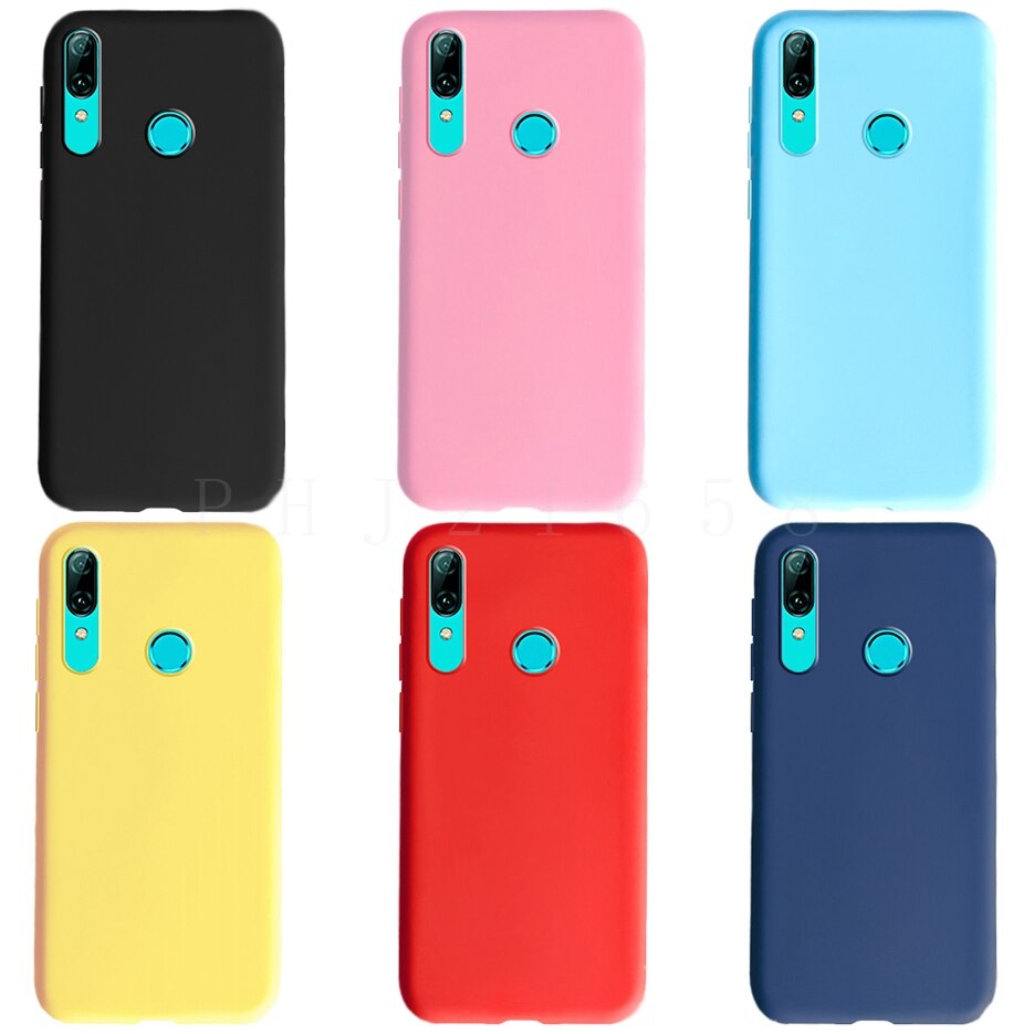 Voor Huawei P Smart Case POT-LX1 POT-LX3 Leuke Candy Soft Silicone Telefoon Gevallen Voor Huawei Psmart Back Cover 6.21 &#39;&#39;Coque