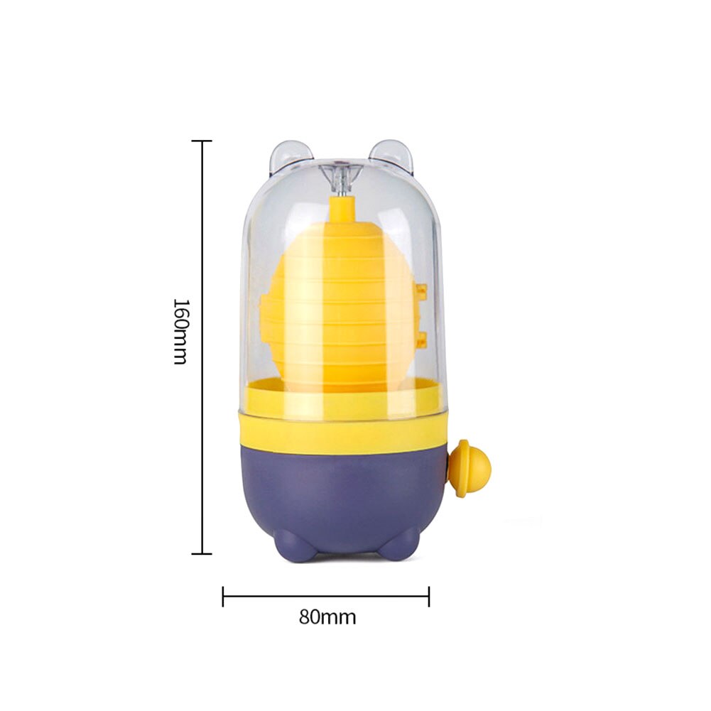 Cooking Gadget Portable Egg Cooker Tool Egg Household White Yolk Mixer Egg Gadgets Shaker Kitchen Tools: YELLOW