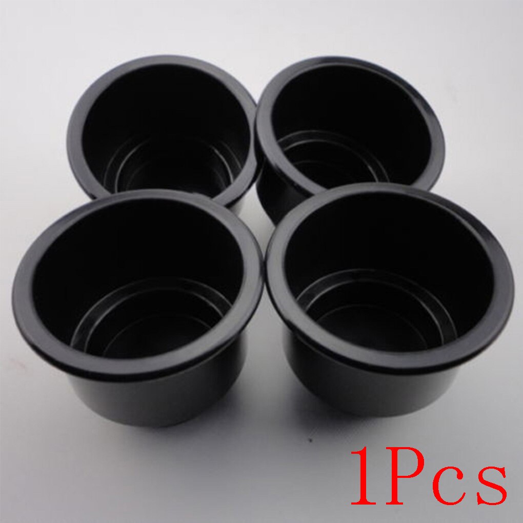 Copa de plástico negra para bote soporte para latas de bebidas reemplazo para barco marino RV Universal