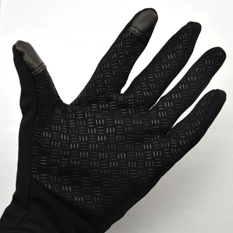 Motorfiets Windstopper Touch Screen Handschoenen Mannen & Vrouwen & Kids Winter Handschoenen Winddicht Waterdichte Handschoenen Zwart