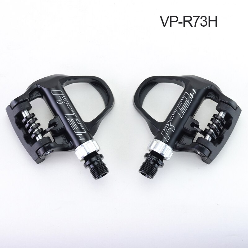 VP R73/R73H pedał rowerowy Ultralight pedały zatrzaskowe z włókna węglowego obuwie rowerowe samozamykające CrMo oś pedał rowerowy: węgiel fibre R73H