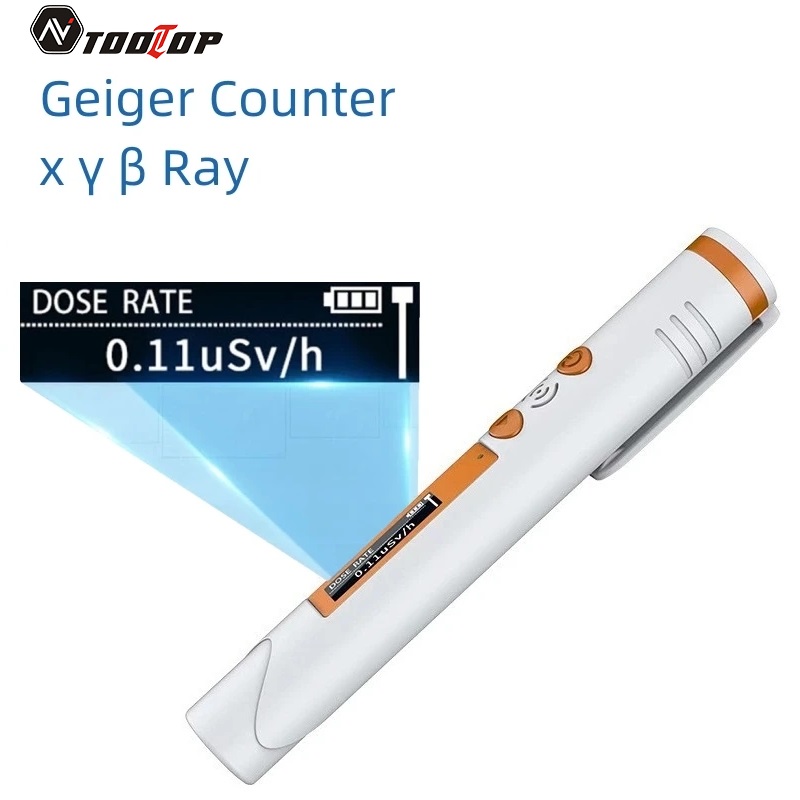 Detector de radiación Nuclear tipo bolígrafo de bolsillo, alarma de dosis de rayos x y, contador Geiger, dosímetro, HFS-P3