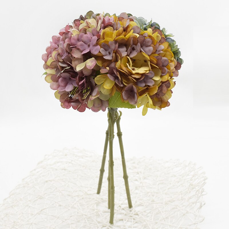 34cm Artificial Hydrangea for Home decoration accessories Diy Photo props Wine cabinet display Dining table Crafts Wedding decor