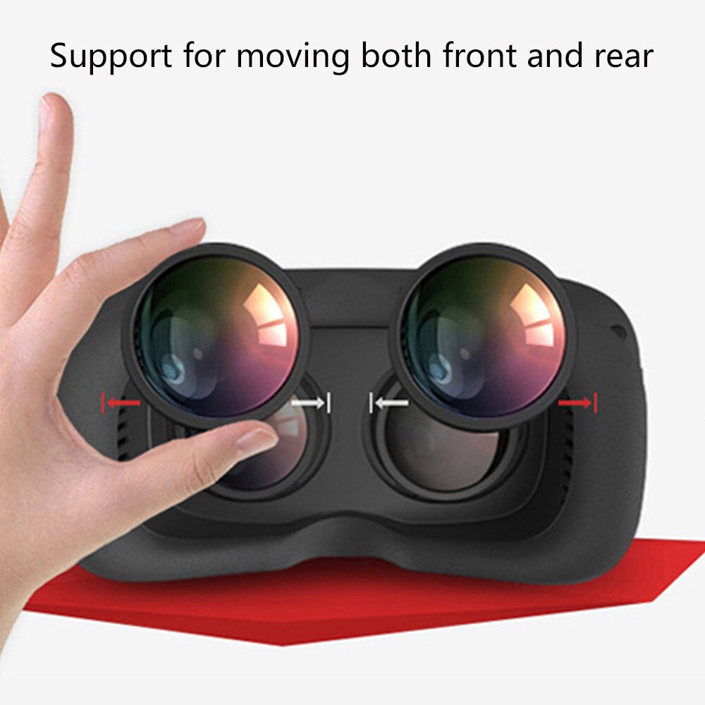 VR Headset Glasses Focus Adjustment KODENG Multifunctional 3D VR Glasses Mobile Phone 4.5~6inch Smartphone Head-Mounted Movies