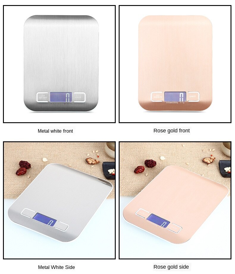 5/10kg household kitchen scale Electronic Digital USB diet measuring tool kitchen baking accessories food scales grams