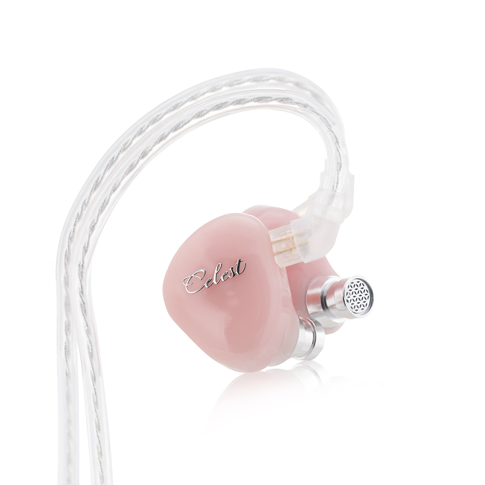 Kinera Celest Rue dans l'oreille écouteurs dynamique filaire casque de jeu avec Microphone câble casque Hifi IEMs sport écouteurs: WHITE