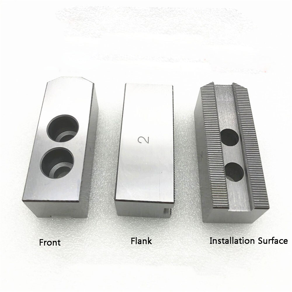 Machine Lathe Oil Pressure Three Claws Hydraulic Jaw Chuck Jaws 5 6 8 10Inch 120 90 60 Angle For CNC Lathe Tool