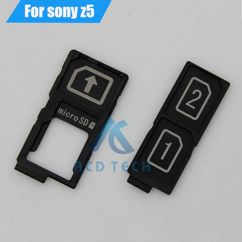 Original Replacement For Sony Xperia Z5 E6683 E6603 E6653 E6633 Sim Card Reader Holder Sim Tray