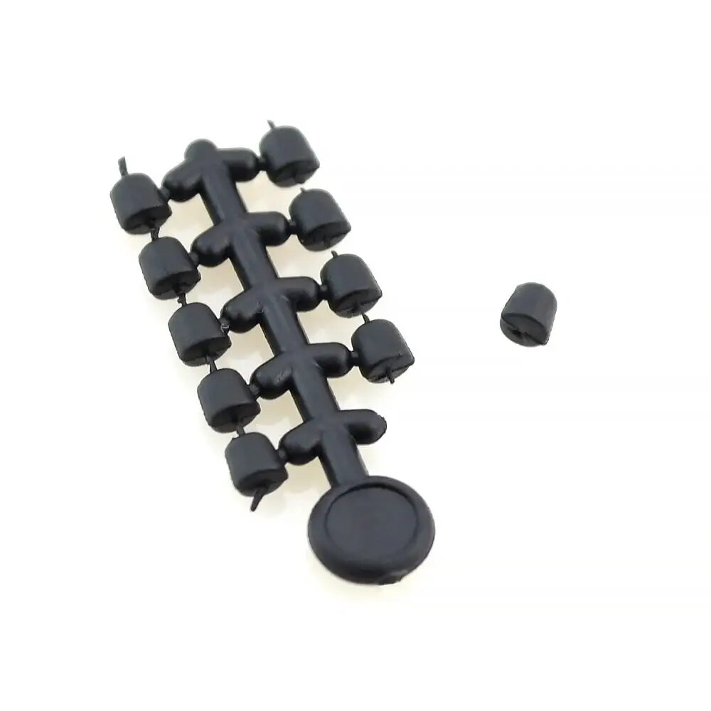 Hirisi 50 Stuks Rubber Kralen Voor Karper Vis Haak Karper Vissen Accessoires Vis Haak Stoper 20 Stuks Vissen Boilie Schroef Chod Rigs