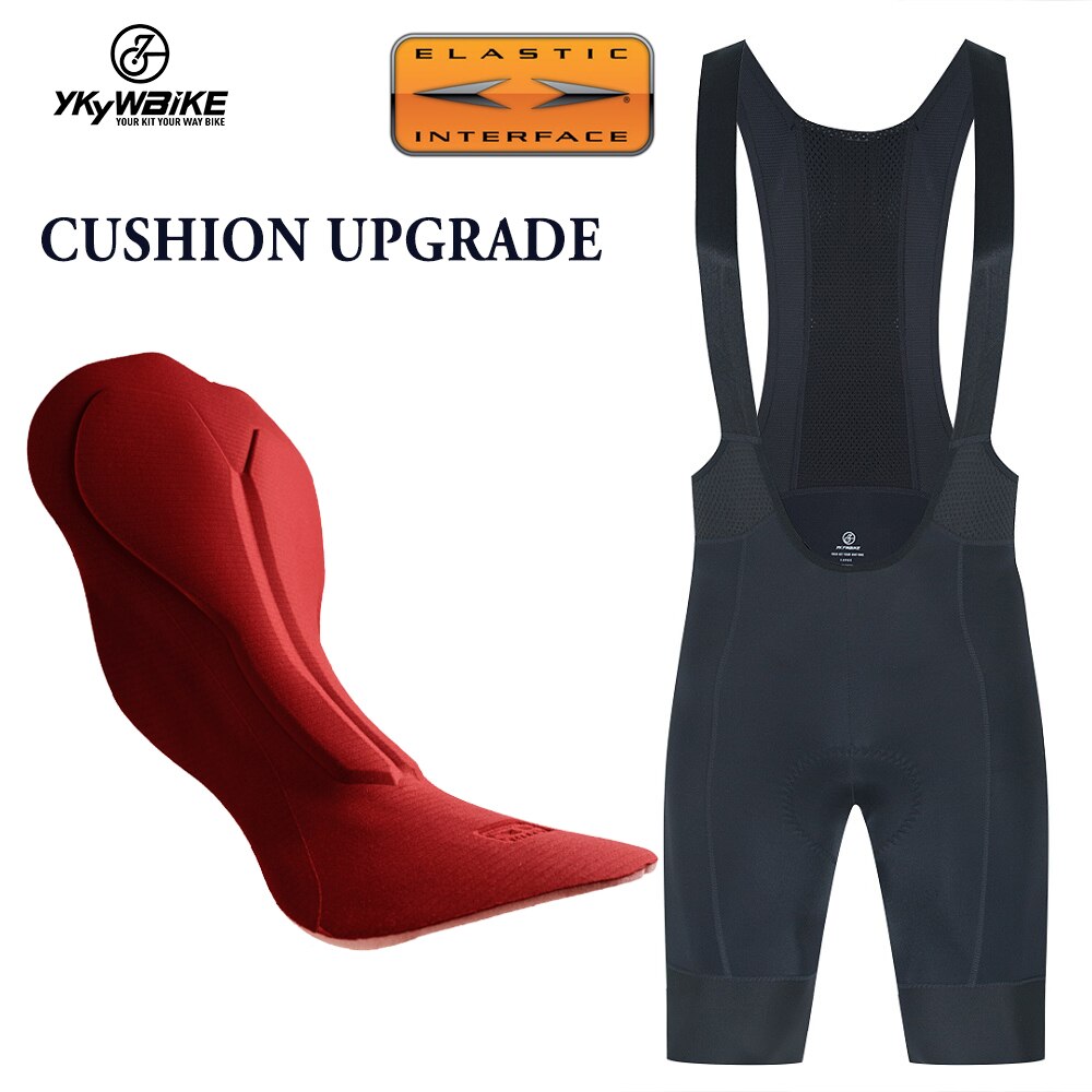 YKYWBIKE Cycling Bib Shorts Summer 8 hour ride Pad Bike Tights MTB Ropa Ciclismo Moisture Wicking Bicycle Pants: Italy-pad / XL
