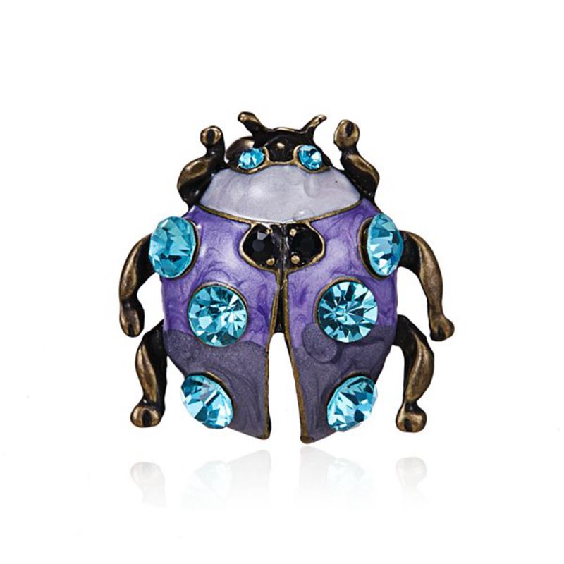 Leuke Insect Hagedis Lieveheersbeestje Spider Gecko Broches Rhinestone Animal Emaille Broche Pins Vrouwen Meisjes Verjaardag Festival Sieraden: 11