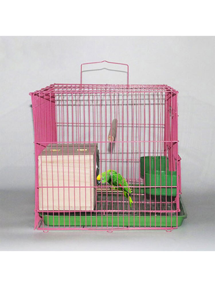 Parakeet Nest Box Birdcage Bird House Budgie Wooden Mating Breeding Box For Lovebirds Bird Wooden House