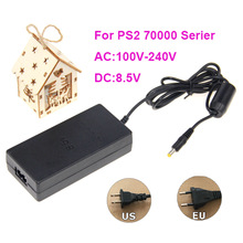 EU AC 100 ~ 240V Adapter Voeding Lader Cord DC 8.5V 5.6A adapter voor Sony Playstation PS2 slanke 70000 Serie