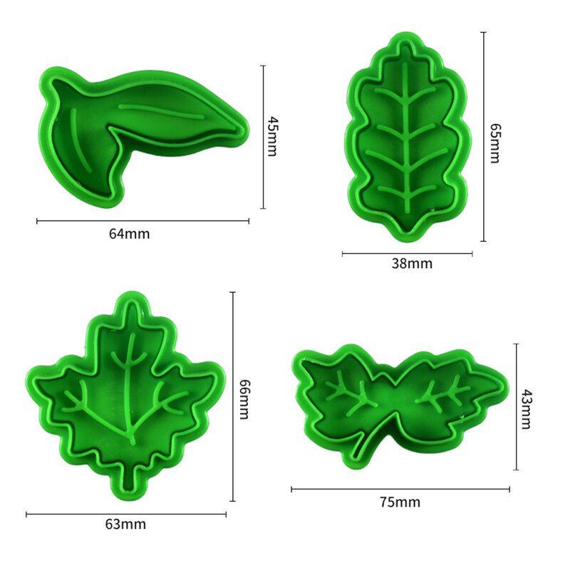 Maple Leaf Plunger Fondant Mold Cutter Cake Cookie Decorating Fondant Cookie Cutter Diy Keuken Bakken Cake Decorating Gereedschap