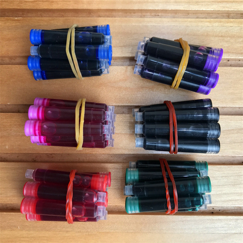 60 stuks Kleur inkt cartridge waarde box voor vulpen Jinhao 2.6mm internationale standaard refill Briefpapier Kantoor school